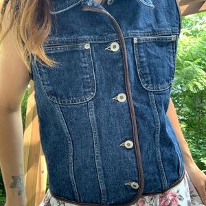 denim vest